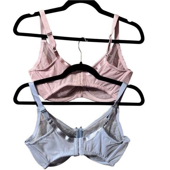 Wacoal- 2 BUNDLE Retro Chic Bra, Pastel Blue & Rose Dust, Size 34DDD, 855186 - Picture 8 of 9